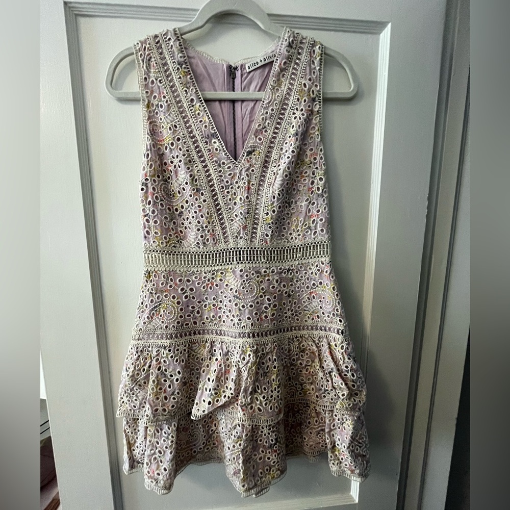 Alice and Olivia Purple Dress!